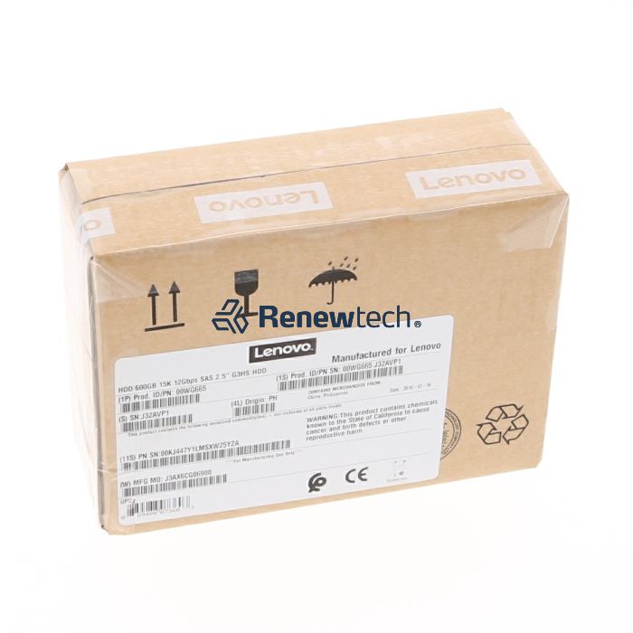 600GB 15K 12Gbps SAS 2.5in G3HS HDD