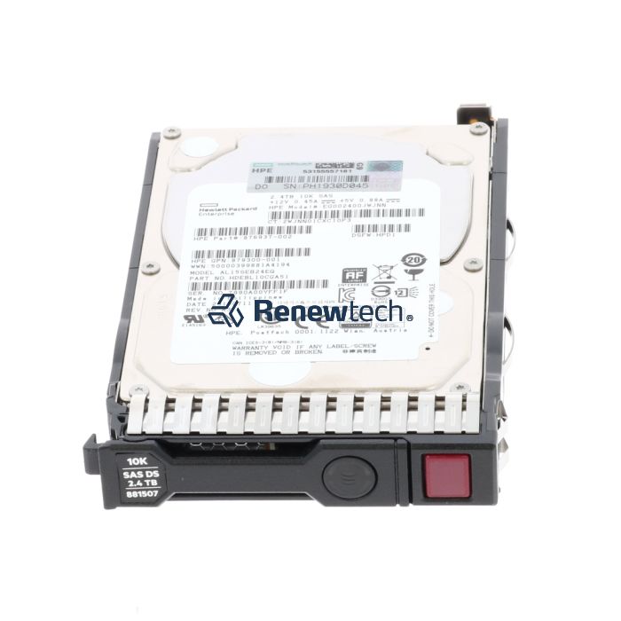 HP 2.4TB SAS 12G 10K SFF HDD for G8-G10 Servers